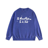 Amiri washed sweatshirt angel twin print washed old