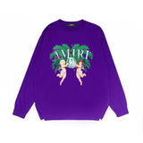 Amiri long sleeve shirts angel twin print