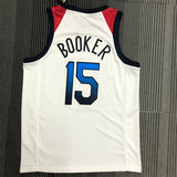 NBA Jerseys 2021 Olympic Team USA, White No. 15, Booker