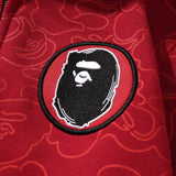 Bathing Ape Hoodie Autumn/Winter Camouflage Shark Hooded Cardigan Sweater Jacket