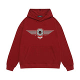Amiri hoodie flying eagle wings patch printing