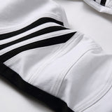 Mens Fashion Jeans black camouflage stripes 8829#