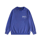 Amiri washed sweatshirt bowling printing washed and distressed