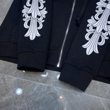 Chh Chrome Hearts Hoodie reel horseshoe arm print zip hooded sweater