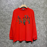 Amiri long sleeve shirts rainbow letter printing
