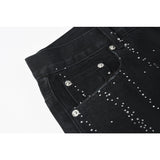 purple brand denim shorts