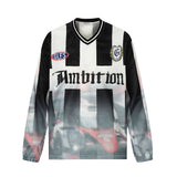 Men's long sleeve shirt - gt retro west coast sports jersey style - hip hop all-over print design