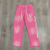 Lost intricacy Sweatpants rhinestones