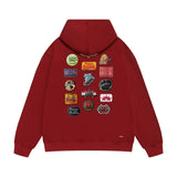 Amiri hoodie multi-chapter printing