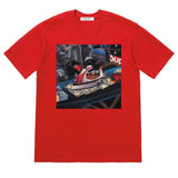 Men T-shirts 2022Gas Tee Cartoon pattern hot stamping iron short sleeve T-shirt loose
