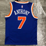 NBA Jerseys, Knicks, Blue 7, Anthony