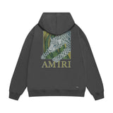 Amiri hoodie black panther print