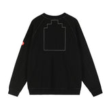 C.e sweatshirt fall and winter c.e ink dot portrait pattern round neck pullover sweatshirt one piece wholesale