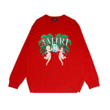 Amiri long sleeve shirts angel twin print
