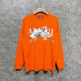 Amiri long sleeve shirts colorless flower printing