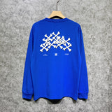 Amiri long sleeve shirts skeleton letterprinting