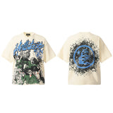 Hellstar T Shirt Summer Loose Edition Men's and Women's Casual T-Shirt, Crew Neck Short Sleeve