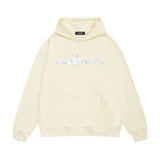 Amiri hoodie smoke letter printing