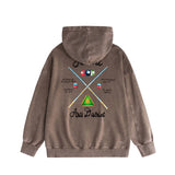 Amiri washed hoodie billiard cue washed distressed printing
