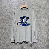 Amiri long sleeve shirts new font cobra printing