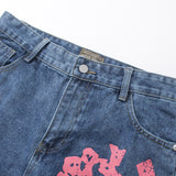 Denim Tears Jeans Loose Men's and Women's Casual Pants