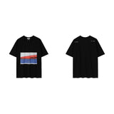 C.e t shirts printing pattern round neck pullover short sleeve men and women