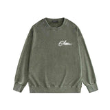 Amiri washed sweatshirt gypsophila printing washed and distressed