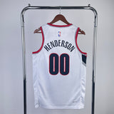 NBA Jerseys 23, Blazers, White 00, Henderson