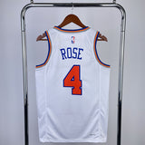 NBA Jerseys Season 23, Knicks, White No. 4, Rose