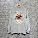 Amiri long sleeve shirts oil painting flying eagle printing