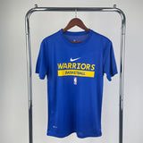 NBA Jerseys 23 Warriors, Blue, Training Quick Dry T-Shirt Short Sleeve