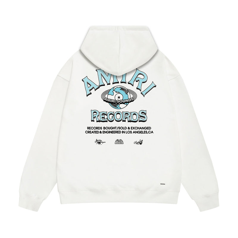Amiri hoodie earth letter printing