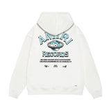 Amiri hoodie earth letter printing