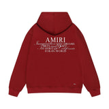 Amiri hoodie hollywood art word printing