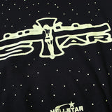 Hellstar Hoodie gradual change color retro hooded sweater