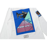 C.e sweatshirt geometric pattern round neck pullover long sleeves for men and women