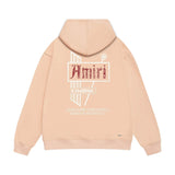 Amiri hoodie letter sign printing