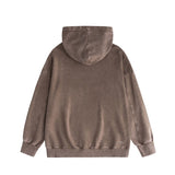 Amiri washed hoodie cashew flower overlapping letter washed distressedprinting