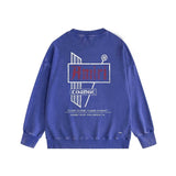 Amiri washed sweatshirt letter sign printing washed and distressed