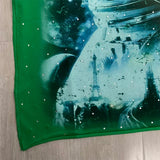 First Row T Shirts LOST UTOPIA UNIVERSE CROPPED TEE White Ink Direct Injection Hot Drill High Quality Pure Cotton