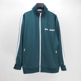 Palm Angels sweatshirt Striped zip-up cardigan