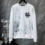 Chh Chrome Hearts Sweatshirts cross embroidered casual men's and women's crew neck sweater