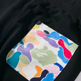Bathing Ape Pants Shark Head Joint Colored Pockets Sweatpants Casual Pants