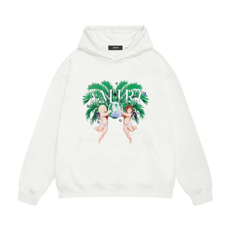 Amiri hoodie angel twins printing