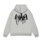 Amiri hoodie chain letter printing