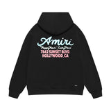 Amiri hoodie wine glass letterprinting