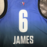 NBA Jerseys 23 season, All-Star, Blue 6, James