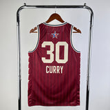 NBA Jerseys 24 season, All-Star, Red 30, Curry