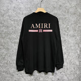 Amiri long sleeve shirts crayon horizontal strip printing