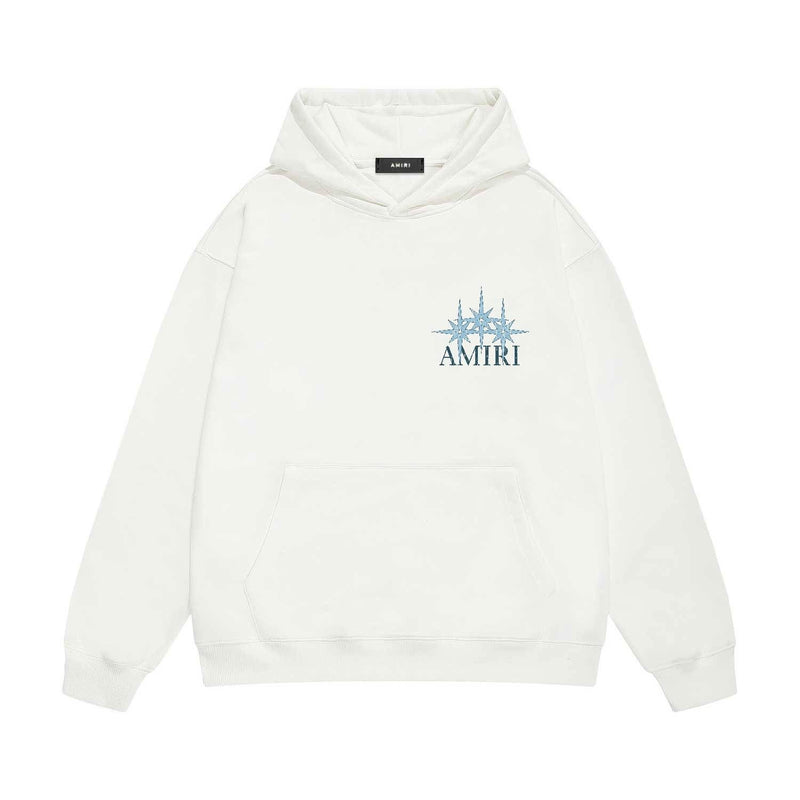 Amiri hoodie bone crack star print
